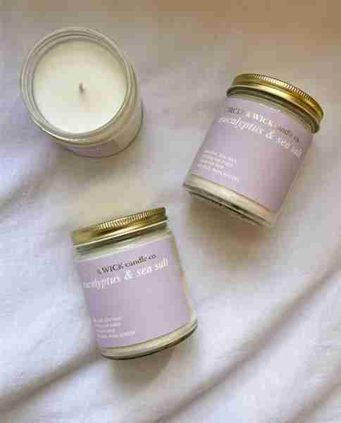 Circle & Wick Eucalyptus & Sea Salt 9Oz