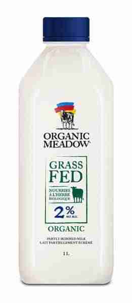 Organic Meadow Grassfed 2% Milk, 1L