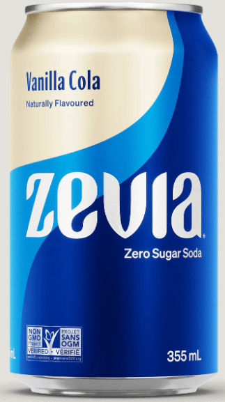 Zevia Vanilla Cola, 6X355ml