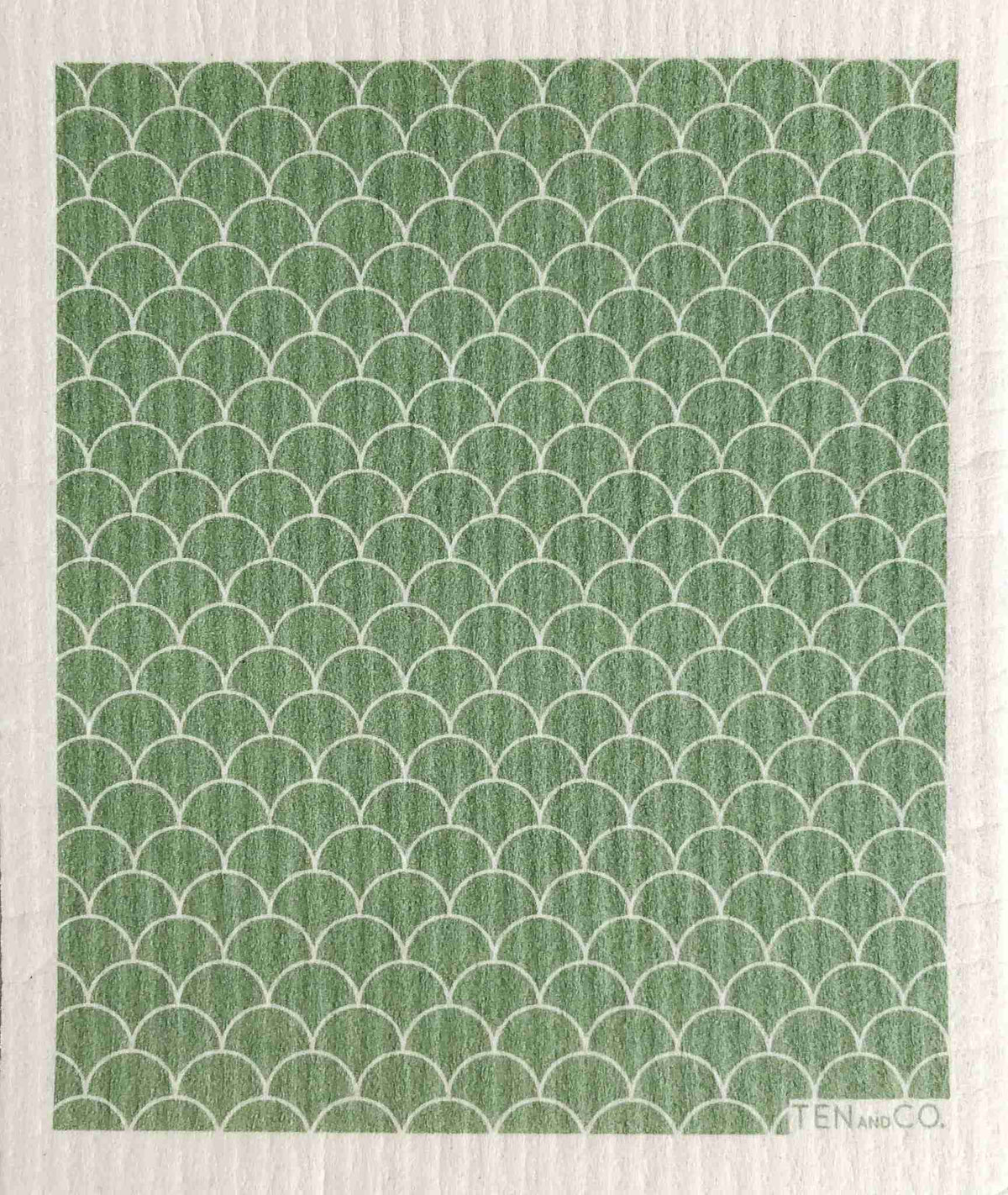 Ten And Co. Sponge Cloth X Scallop Sage