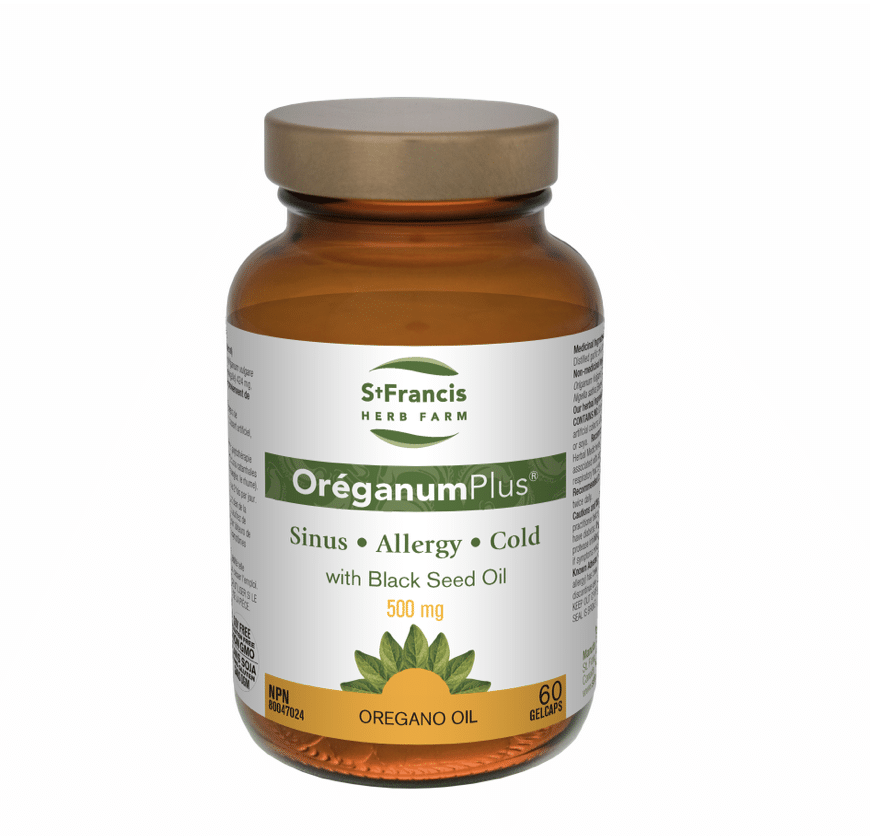 St Francis Oreganum Plus With Black Seed Oil 500Mg 60 Vegi-Caps