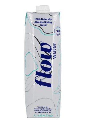 Flow Alkaline Spring Water, 1 L