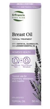 St. Francis Herb Farm Breast Oil, 50 mL