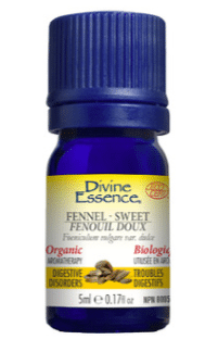 Divine Essence Organic Sweet Fennel Essential Oil, 5 mL