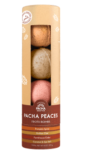 Pacha Soap Co. Froth Bomb Fall Set, 4Pk