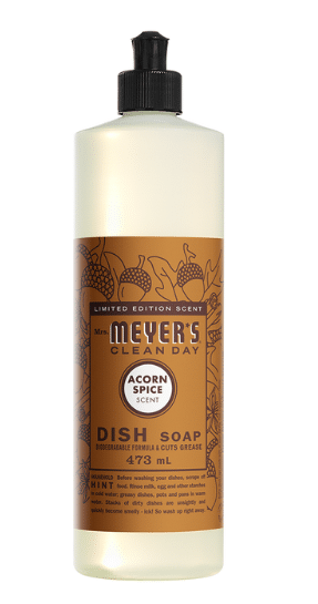 Mrs. Meyers Clean Day Dish Soap Acorn Spice, 473Ml