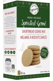 Second Spring Organic Sprouted Shortbread Cookie Mix, 256G