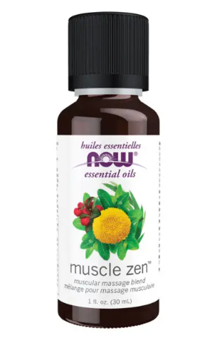 NOW Muscle Zen Essential Oil Blend, 30Ml