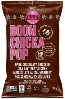 Angie's BOOM CHICKA POP Dark Chocolate Drizzled Sea Salt Kettle Corn,128G