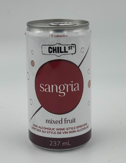 Chill St. Craft Sangria Wine-Style Spritzer, 237 mL