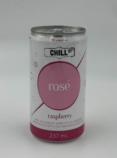 Chill St. Craft Raspberry Rosé Wine-Style Spritzer, 237 mL