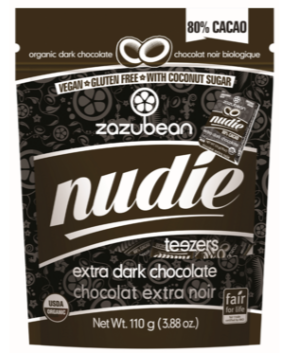 Zazubean Nudie Teezer's Extra Dark Chocolate, 110 g