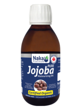 Naka Platinum Organic Jojoba Moisturizing Oil, 300 mL