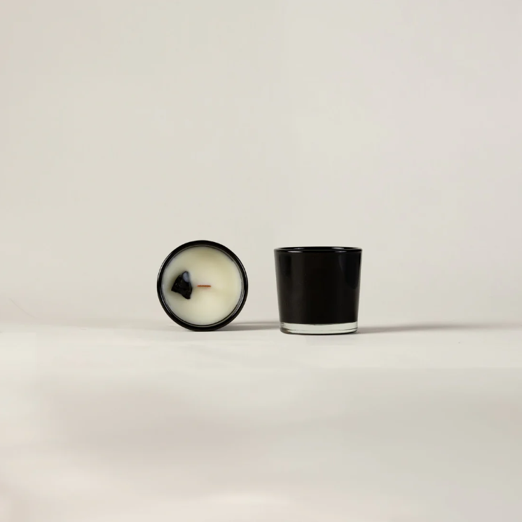 La Luna - Inner Strength Obsidian Candle, 56G