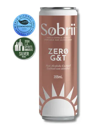 Sobrii Zero G&T Non-Alcoholic Cocktail, 355Ml