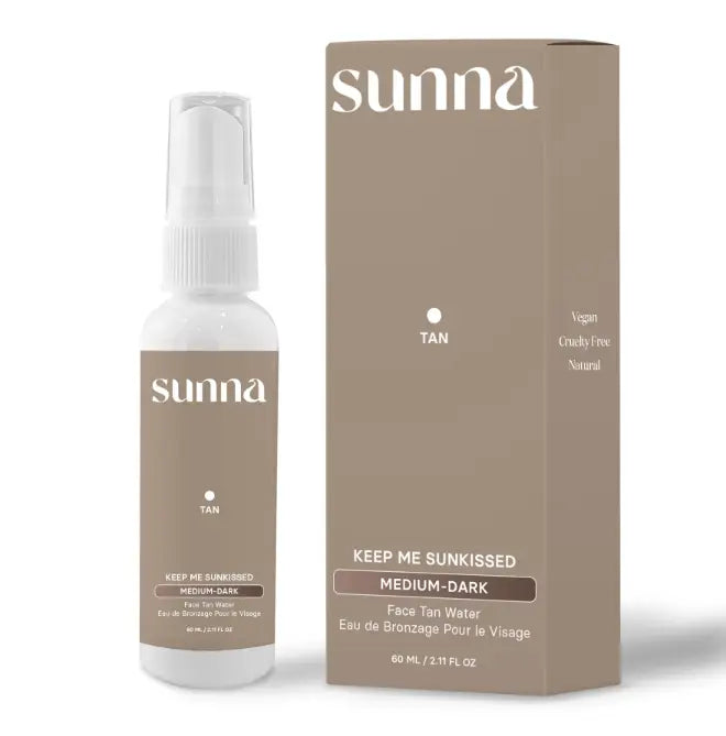 Sunna Face Tan Water Medium/Dark, 60Ml