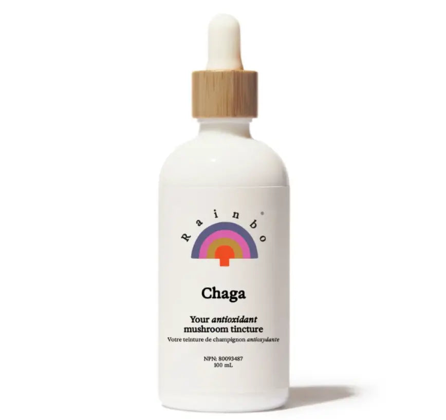 Rainbo Chaga Antioxidant Mushroom Tincture, 100 mL