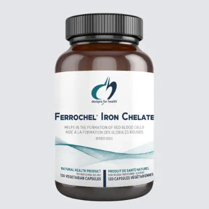 Designs For Health Ferrochel Iron Chelate, 120Vcap