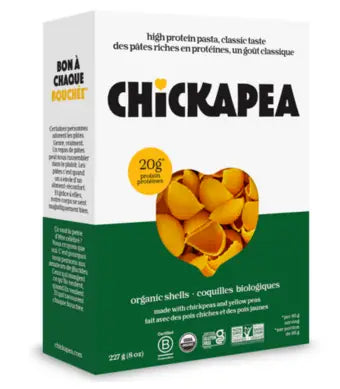 Chickapea Organic Shells Pasta, 227 g