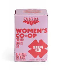 JUSTEA - Hibiscus Glow Tea, 16Ct