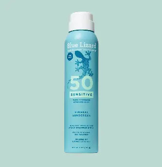Blue Lizard Sensitive Mineral Sunscreen Spray SPF 50, 142 g