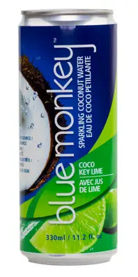 Blue Monkey Sparkling Coconut Water - Key Lime, 330Ml
