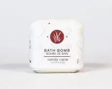 All Things Jill Candy Cane Bath Bomb, 105 g