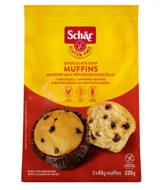 Schär Gluten-Free Chocolate Chip Muffins, 225 g
