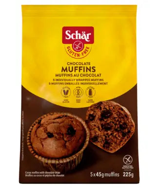 Schar Gluten Free Chcoclate Muffins, 225G