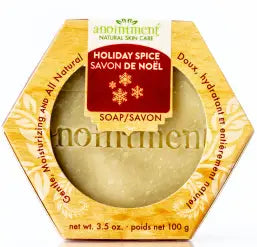 Anointment Natural Skin Care - Holiday Spice Soap Bar, 100G