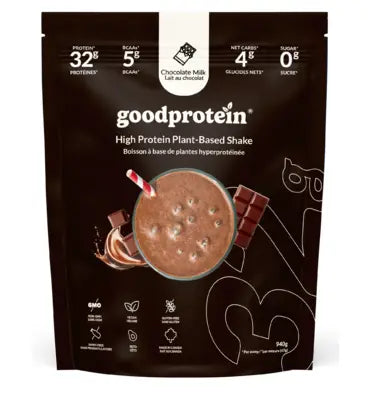 Good Protein High Protein Plant-Based Shake - Chocolate Milk, 940G