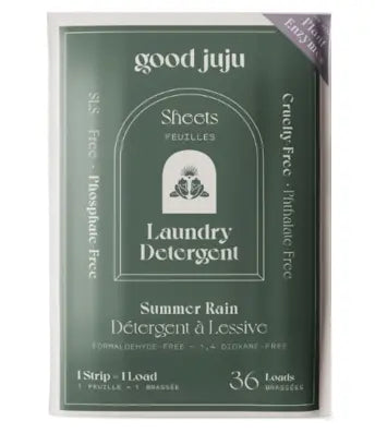 Good Juju Laundry Detergent Sheets, Summer Rain, 36 Count