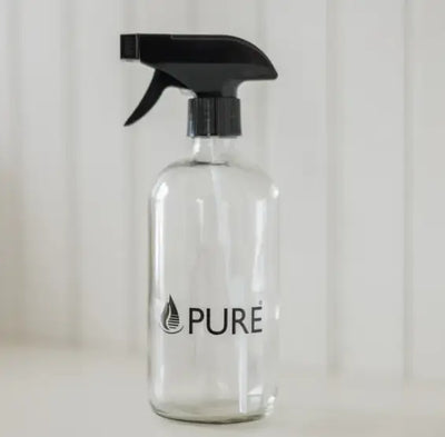 PURE Glass Bottle With Sprayer 500Ml