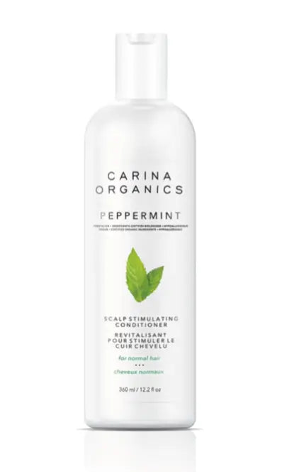 Carina Organics Cooling Scalp Stimulating Conditioner, Peppermint, 360 mL