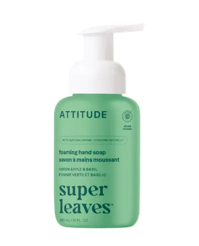 Attitude Living - Super Leaves Foaming Hand Soap Green Apple & Basil, 295Ml