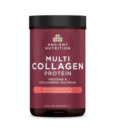 Ancient Nutrition Multi Collagen Protein - Strawberry Lemonade, 273G