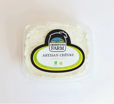 Cross Wind Farm - Creamy Dill Chevre, 250G
