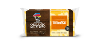 Organic Meadow Marble Cheddar Cheese, 340G
