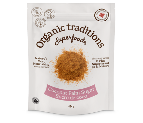 Organic Traditions Coconut Palm Sugar, 454G