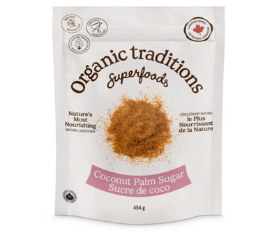 Organic Traditions Coconut Palm Sugar, 454G