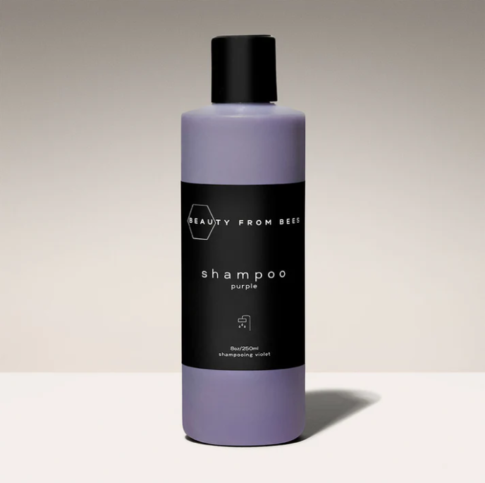 Beauty From Bees Purple Shampoo, 8 oz
