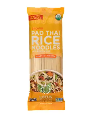 Lotus Foods Organic Brown Rice Pad Thai Noodles, 227 g