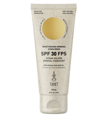 TANIT Moisturizing Mineral Sunscreen SPF30 Unscented, 90Ml