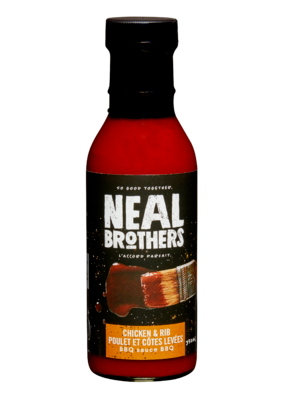 Neal Brothers Chicken & Rib BBQ Sauce, 350 mL