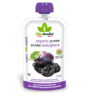 Bio Italia Organic Plum Puree, 120G