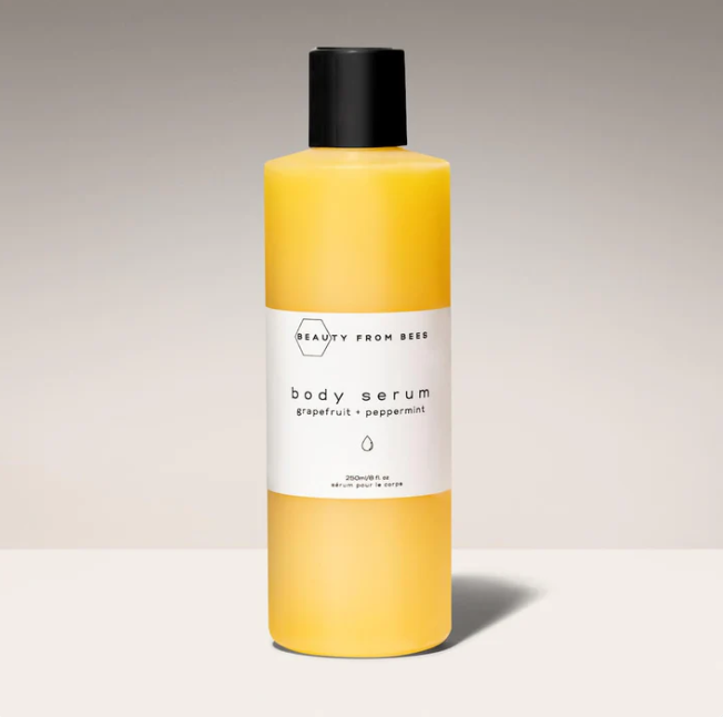 Beauty From Bees Body Serum, Grapefruit + Peppermint, 8 oz