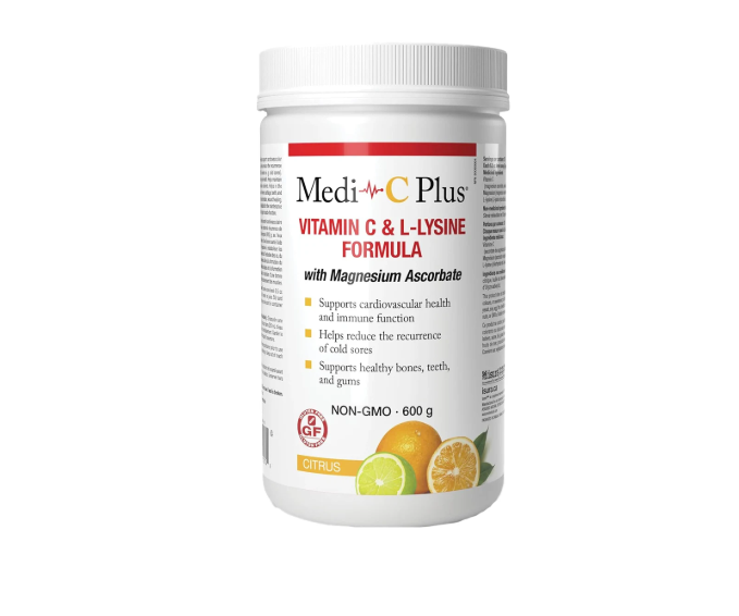 Medi-C Plus With Magnesium Ascorbate Citrus Powder, 600G