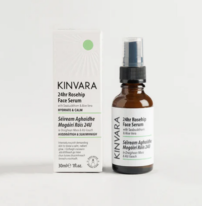 Kinvara 24HR Rosehip Face Serum, 30 mL
