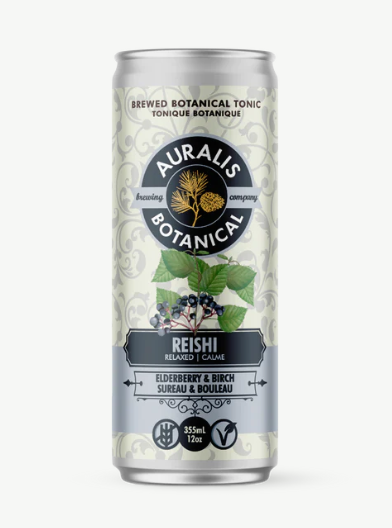 Auralis Botanical Tonic Reishi Relaxed Elderberry & Birch, 355Ml