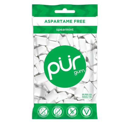 Pur Gum - Spearmint, 55Pc